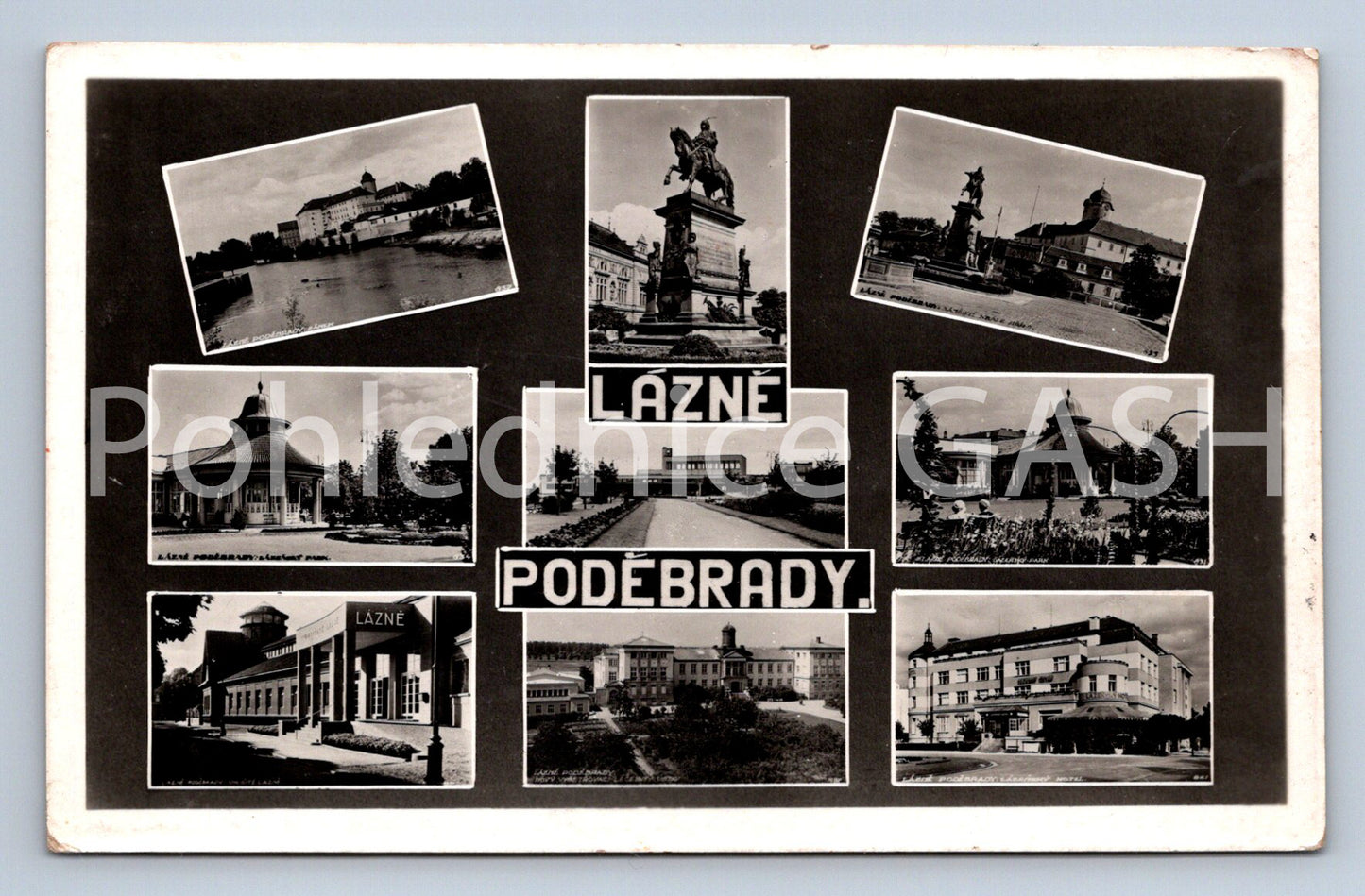 Postcard LÁZNĚ PODEBRADY (ST5225)