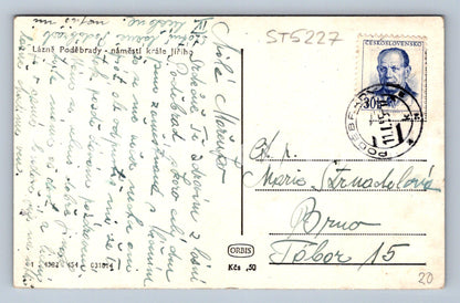 Postcard LÁZNĚ PODEBRADY (ST5227)