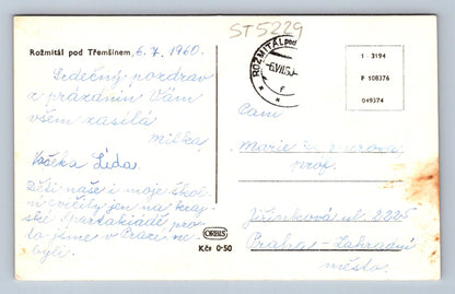 Postcard ROŽMITÁL POD TŘEMŠÍNEM (ST5229)