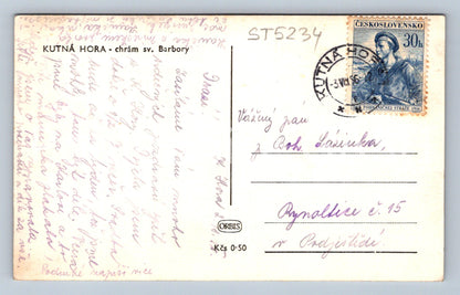 Postcard KUTNÁ HORA (ST5234)