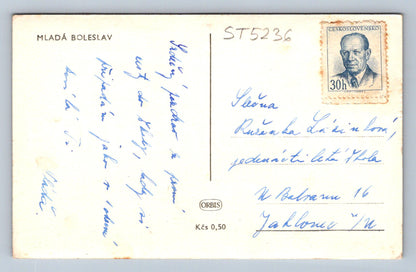Postcard MLADA BOLESLAV (ST5236)