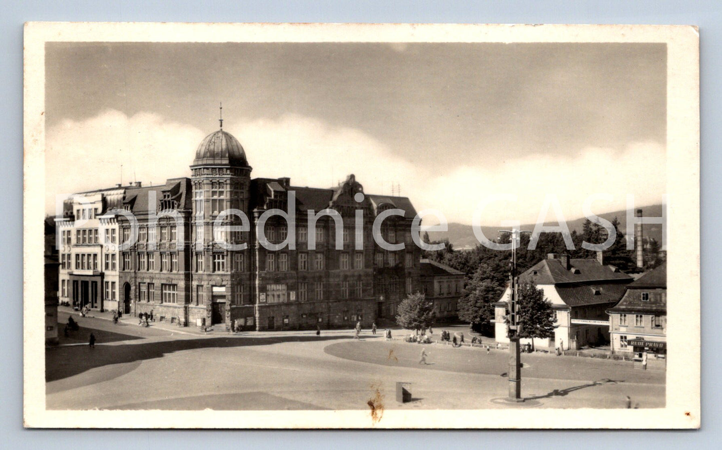 Postcard NOVÝ BOR - POST OFFICE (ST5242)