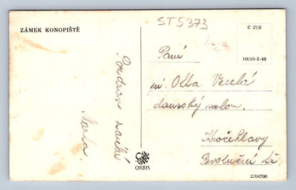 Pohlednice ZÁMEK KONOPIŠTĚ (ST5373)