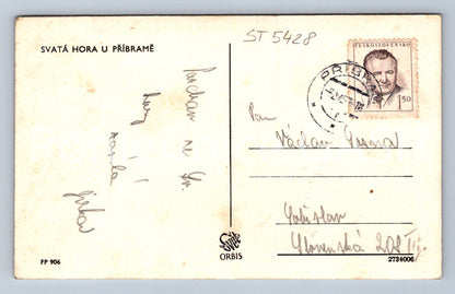 Pohlednice SVATÁ HORA U PŘÍBRAMĚ (ST5428)