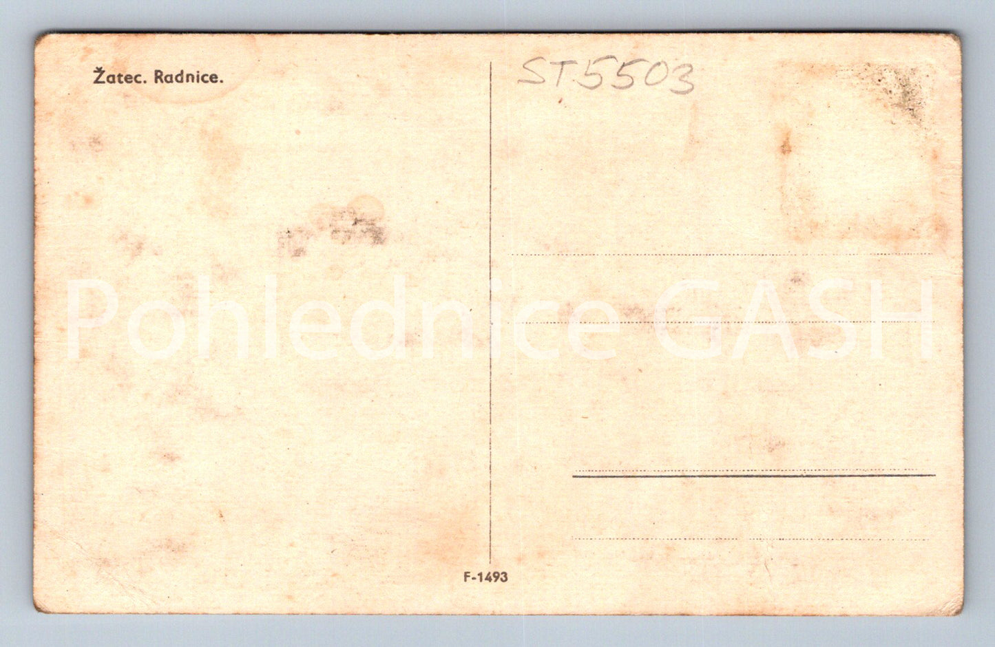 Pohlednice ŽATEC - RADNICE (ST5503)