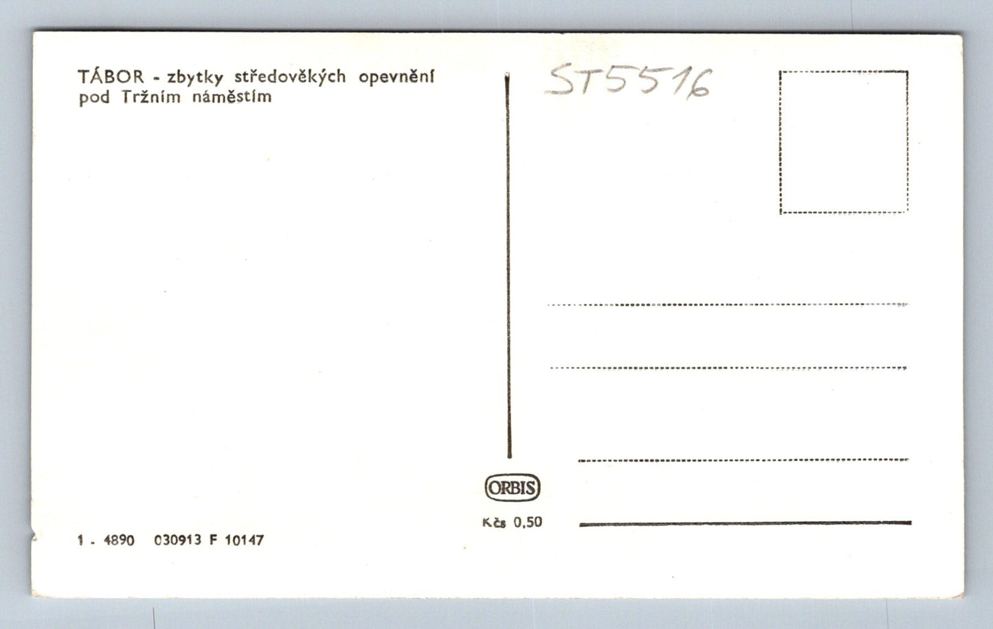 Pohlednice TÁBOR (ST5516)