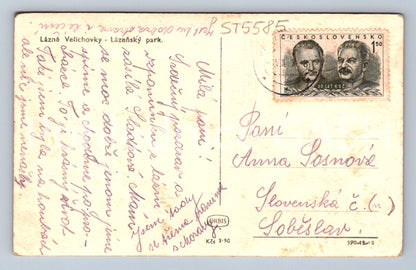 Postcard LÁZNĚ VELICHOVKY (ST5585)