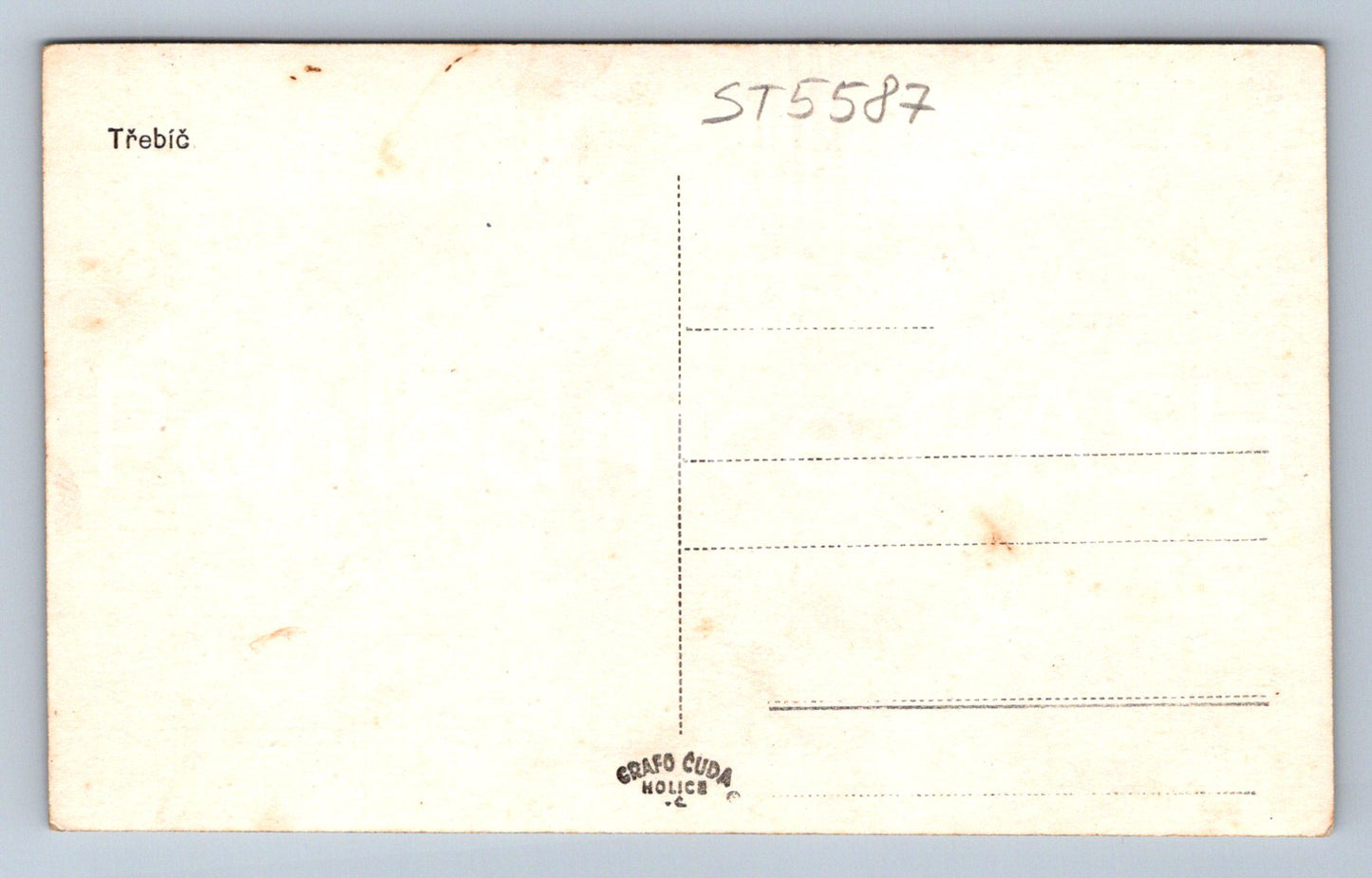 Postcard TŘEBÍC (ST5587)