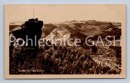 Postcard BOHEMIAN PARADISE - SMALL ROCK (ST5626)