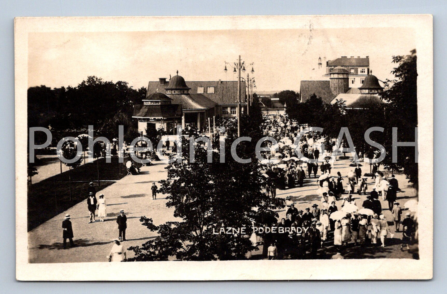 Postcard LÁZNĚ PODEBRADY (ST5630)