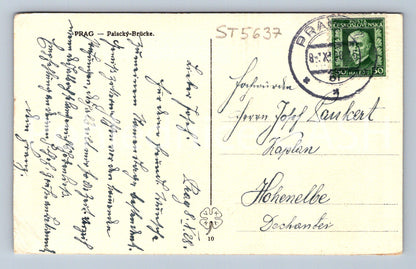 Postcard PRAGUE - PALACE (ST5637)