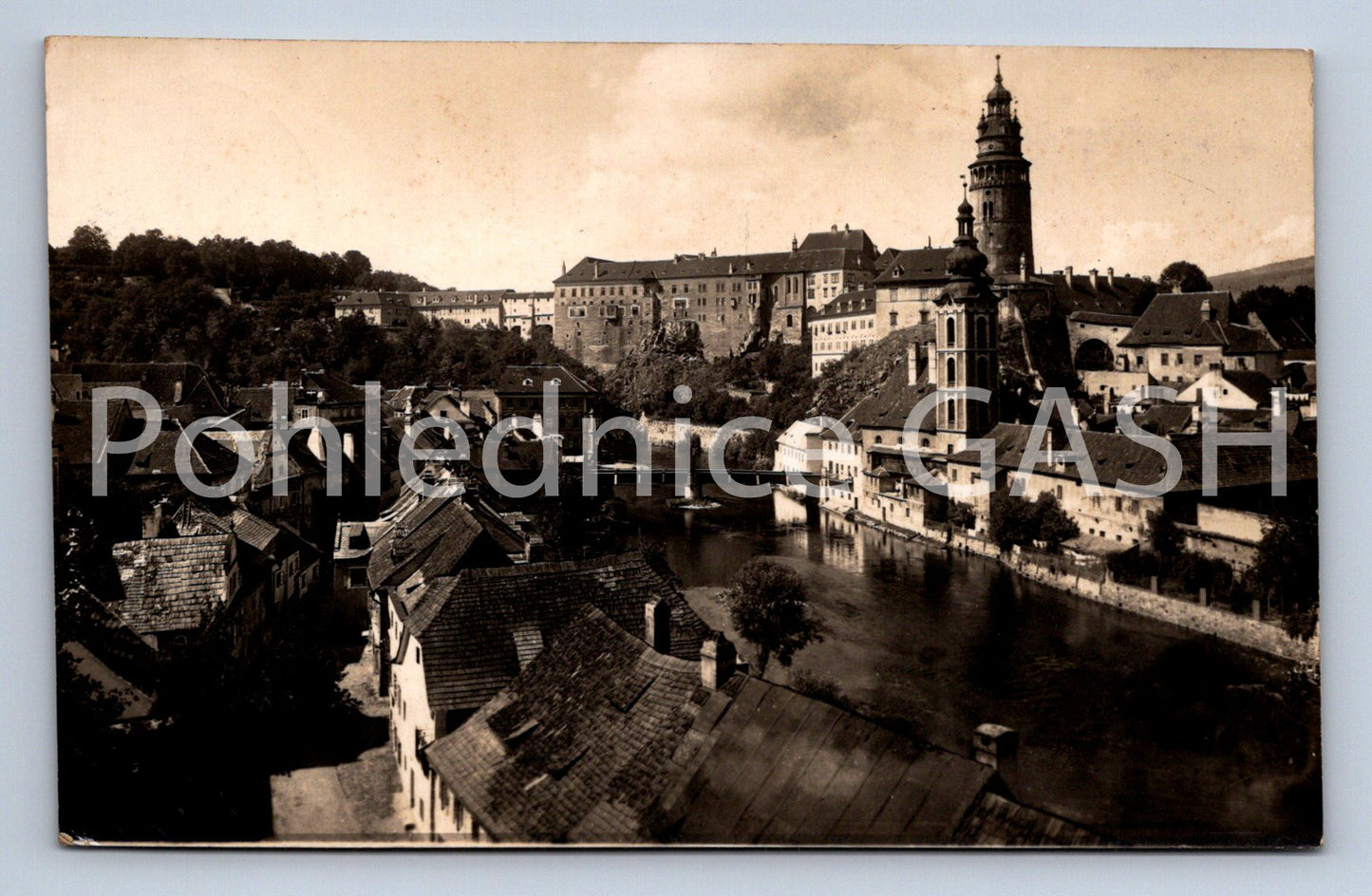 Postcard ŠUMAVA - ČESKÝ KRUMLOV - CASTLE (ST5660)