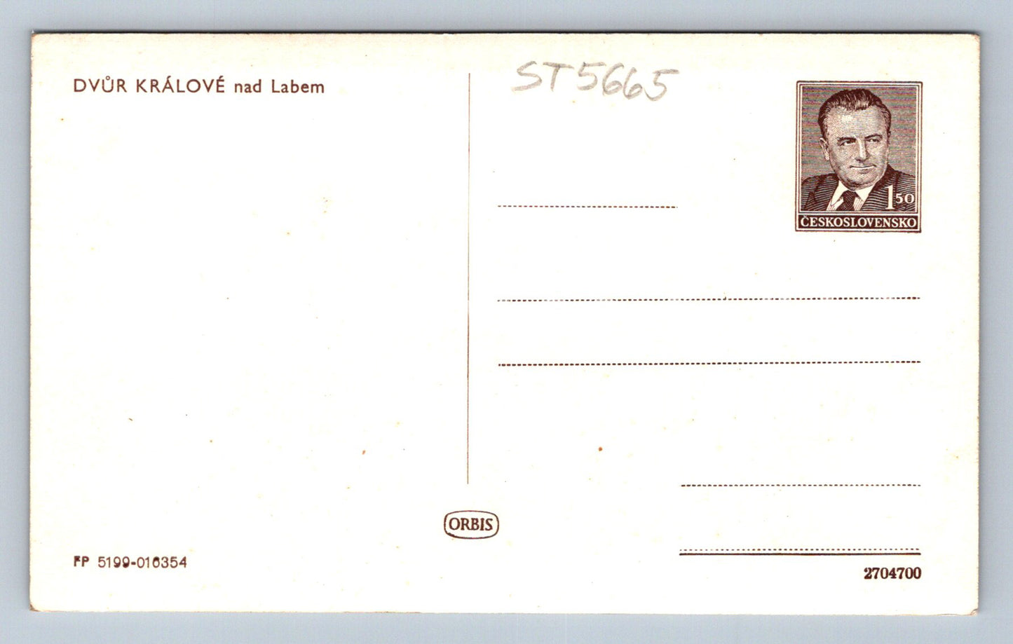 Postcard THE COURT OF THE KING OF LABEM (ST5665)