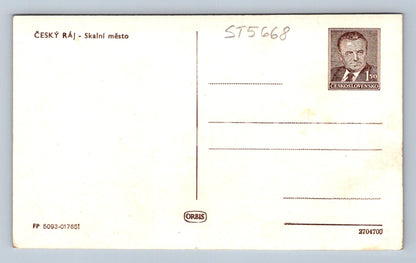 Postcard BOHEMIAN PARADISE - ROCK CITY (ST5668)