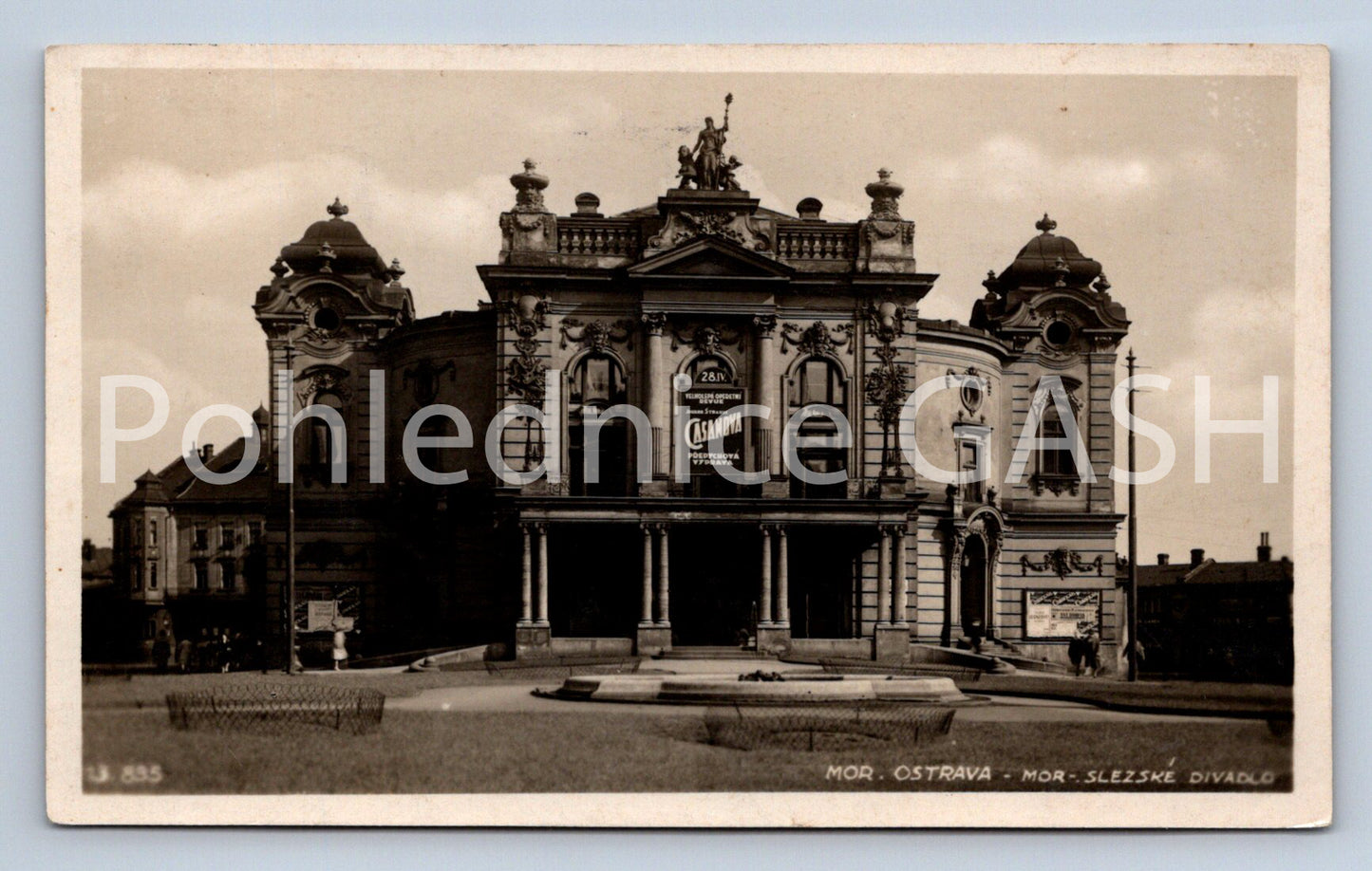 Postcard MORAVIAN OSTRAVA - MORAVIAN-SILECIAN THEATRE (ST5686)