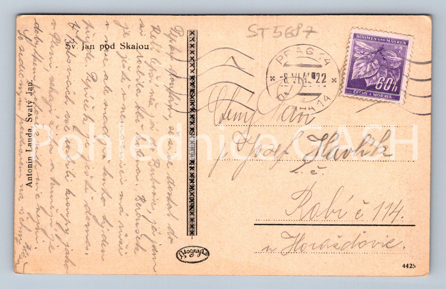 Postcard SAINT JOHN UNDER THE ROCK (ST5687)