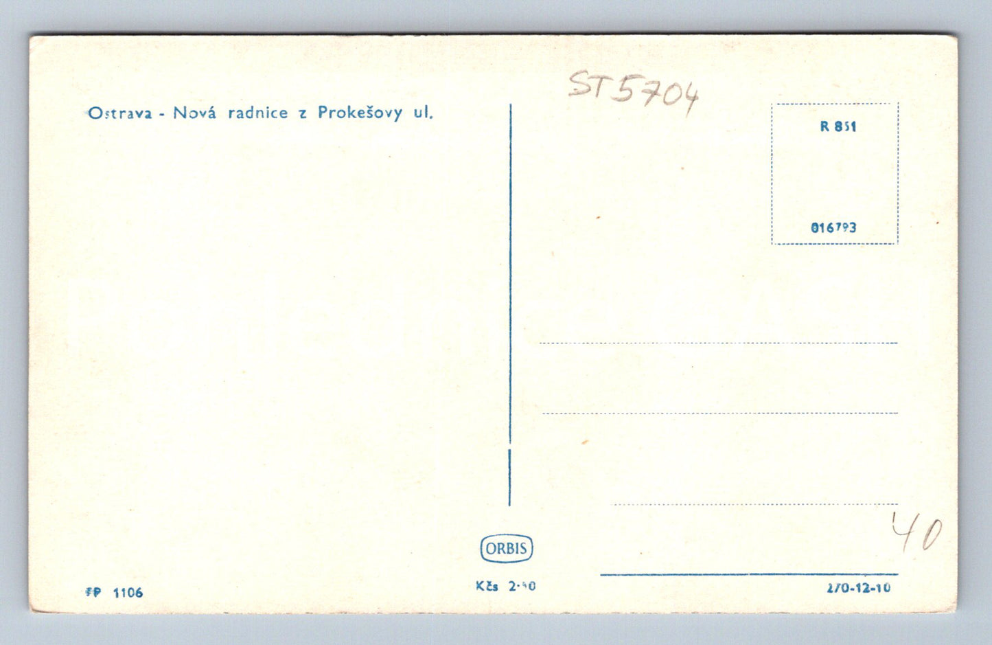 Postcard OSTRAVA (ST5704)