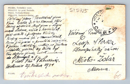 Postcard PRAGUE - ŠTEFÁNIKŮV MOST (ST5725)