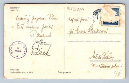 Postcard HOSTÝN (ST5729)