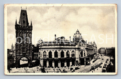 Postcard PRAGUE - POWDER GATE AND REPRESENTATIVE HOUSE (ST5738)