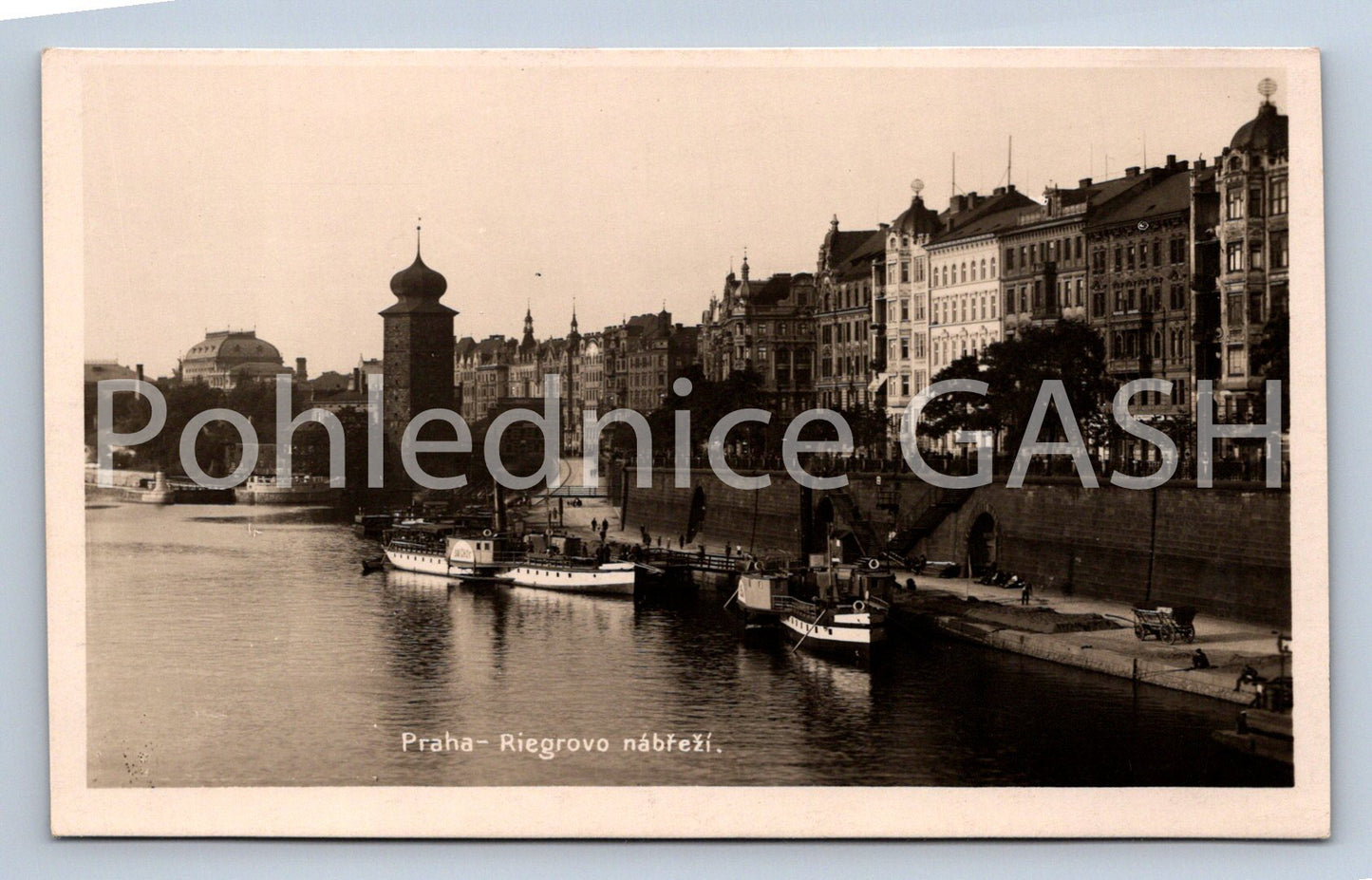 Postcard PRAGUE - RIEGROVO NÁMĚSTÍ (ST5743)