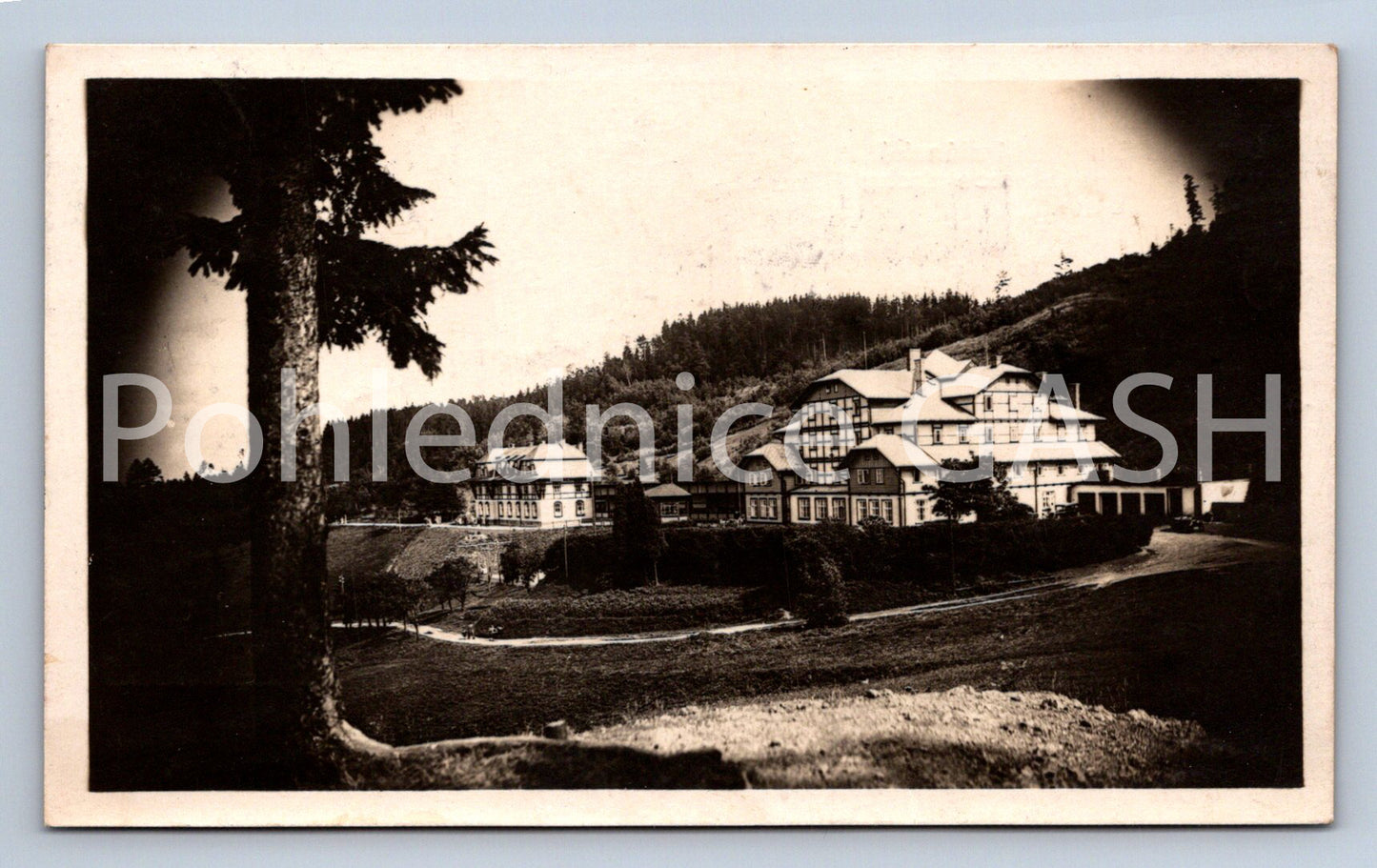 Postcard SPA AT STUDNE MARIÁNSKÁ UNDER ZVINČINA (ST5766)