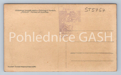 Postcard JIRÁSK'S MOUNTAIN ROAD IN THE ORLICKÉ MOUNTAINS (ST5767)