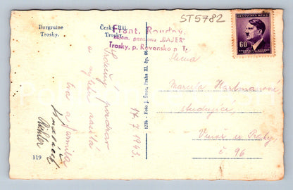 Postcard BOHEMIAN PARADISE - RUINS (ST5782)