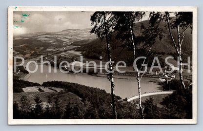 Postcard VALLEY OF THE BYSTŘIČCE DAM (ST5808)