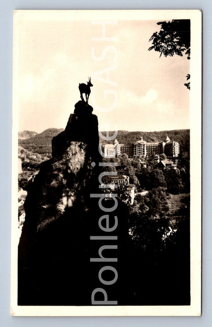 Postcard KARLOVY VARY - DEER JUMP (ST5815)
