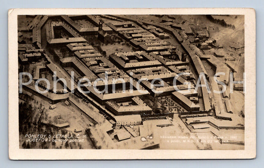 Postcard JOSEFOV - VIEWS FROM THE AIRPLANE (ST5827)