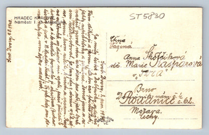 Postcard HRADEC KRÁLOVÉ (ST5830)