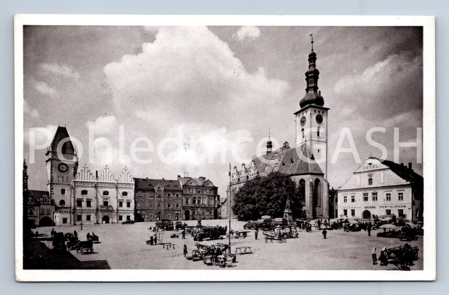 Postcard TÁBOR (ST5831)