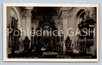 Postcard ST. JAN POD SKALKOU - PARISH CHURCH (ST5833)