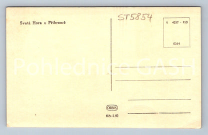 Postcard SVATA HORA NEAR PRIBRAM (ST5854)