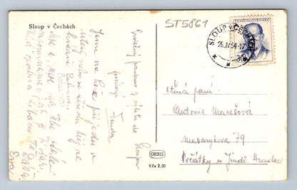 Postcard COLUMN IN BOHEMIA (ST5861)