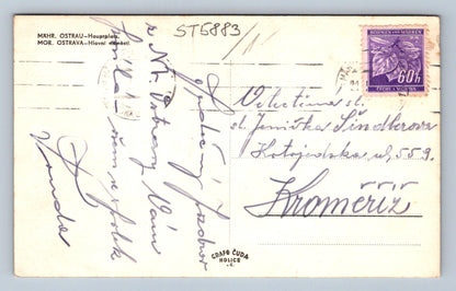 Postcard MORAVSKÁ OSTRAVA - MAIN SQUARE (ST5883)