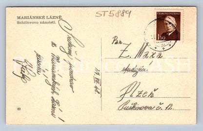 Postcard MARIANSKÉ LÁZNĚ (ST5889)