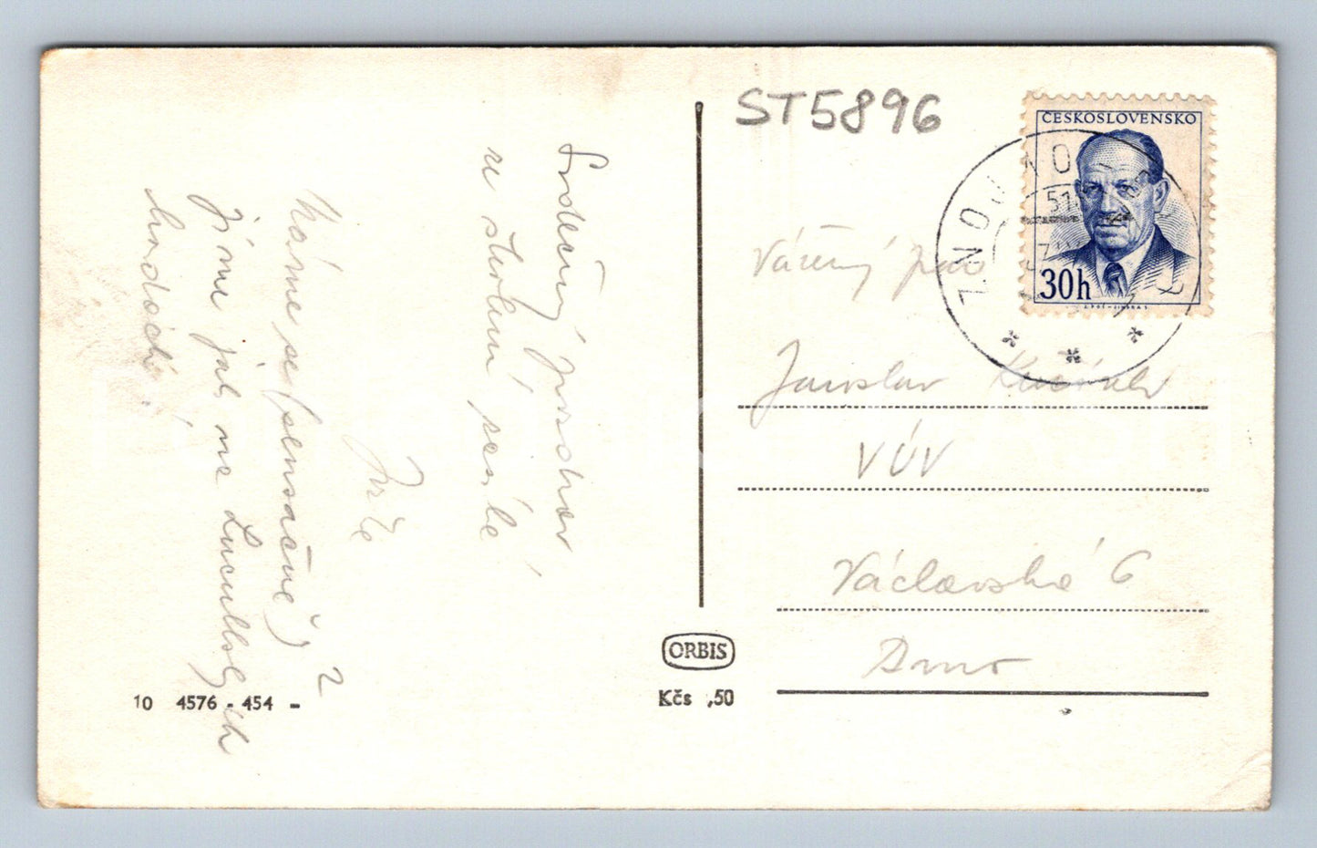 Postcard BOHEMIAN LANDSCAPE (ST5896)