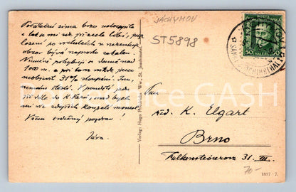 Postcard RATHAUS - RADIUMBAD ST. JOACHIMSTAL (ST5898)