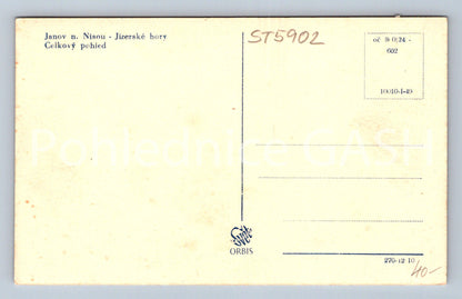Postcard JANOV NAD NISOU - JIZERSKÉ HORY (ST5902)