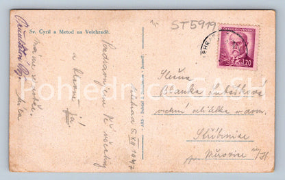 Postcard ST. CYRIL AND METHODISTS AT THE GREAT CASTLE (ST5919)