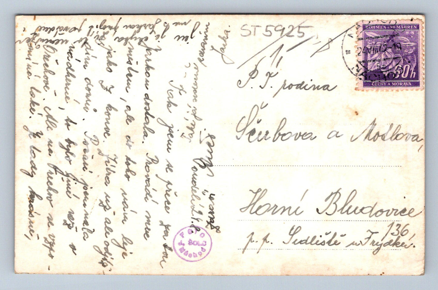 Postcard NÁCHOD - COLLAGE (ST5925)