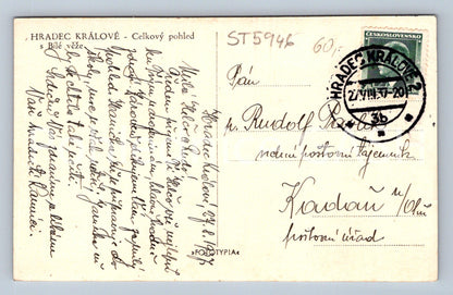 Postcard HRADEC KRÁLOVÉ (ST5946)