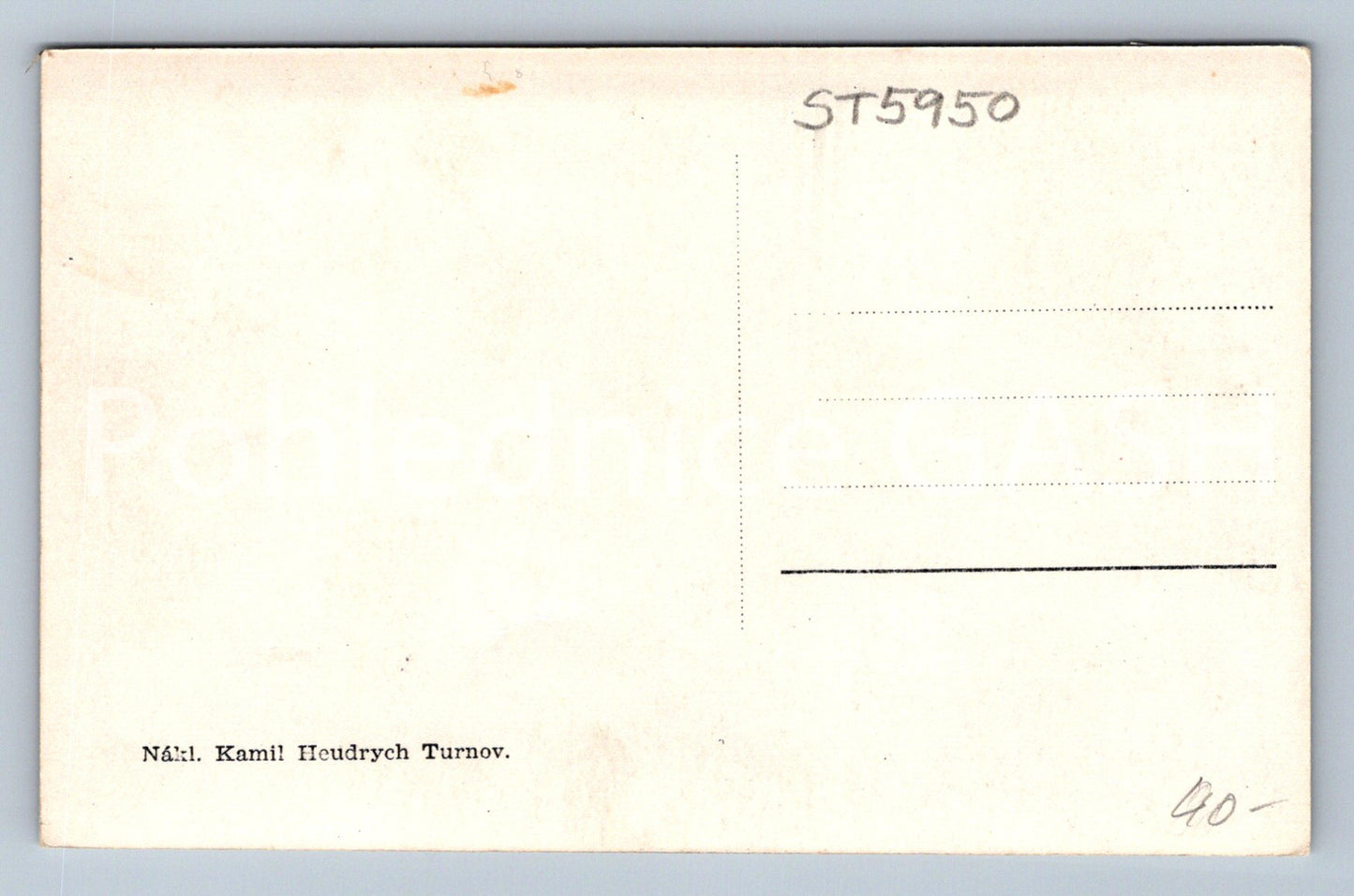 Postcard TURNOV (ST5950)