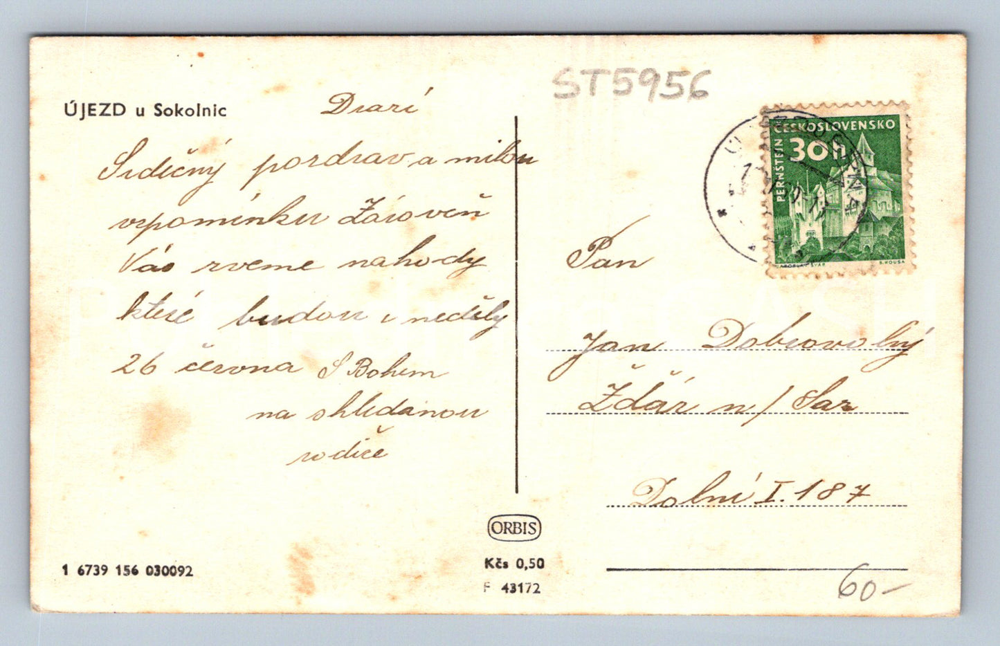Postcard SOKOLNIC DISTRICT (ST5956)