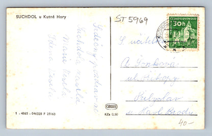 Postcard SUCHDOL U KUTNÁ HORY (ST5969)