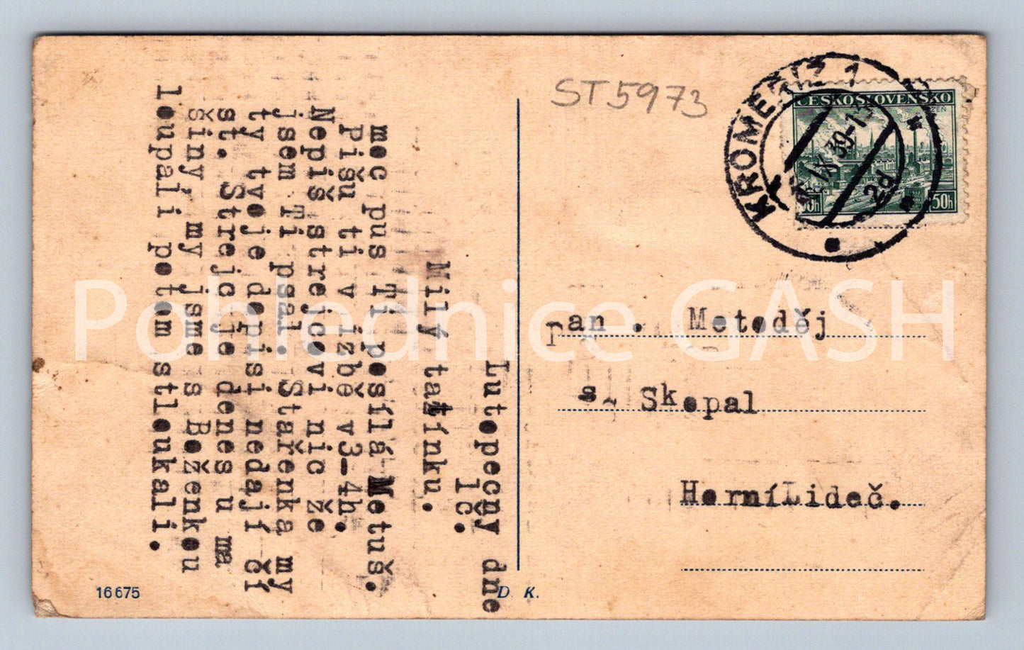 Postcard KROMĚŘÍŽ - COLLAGE (ST5973)