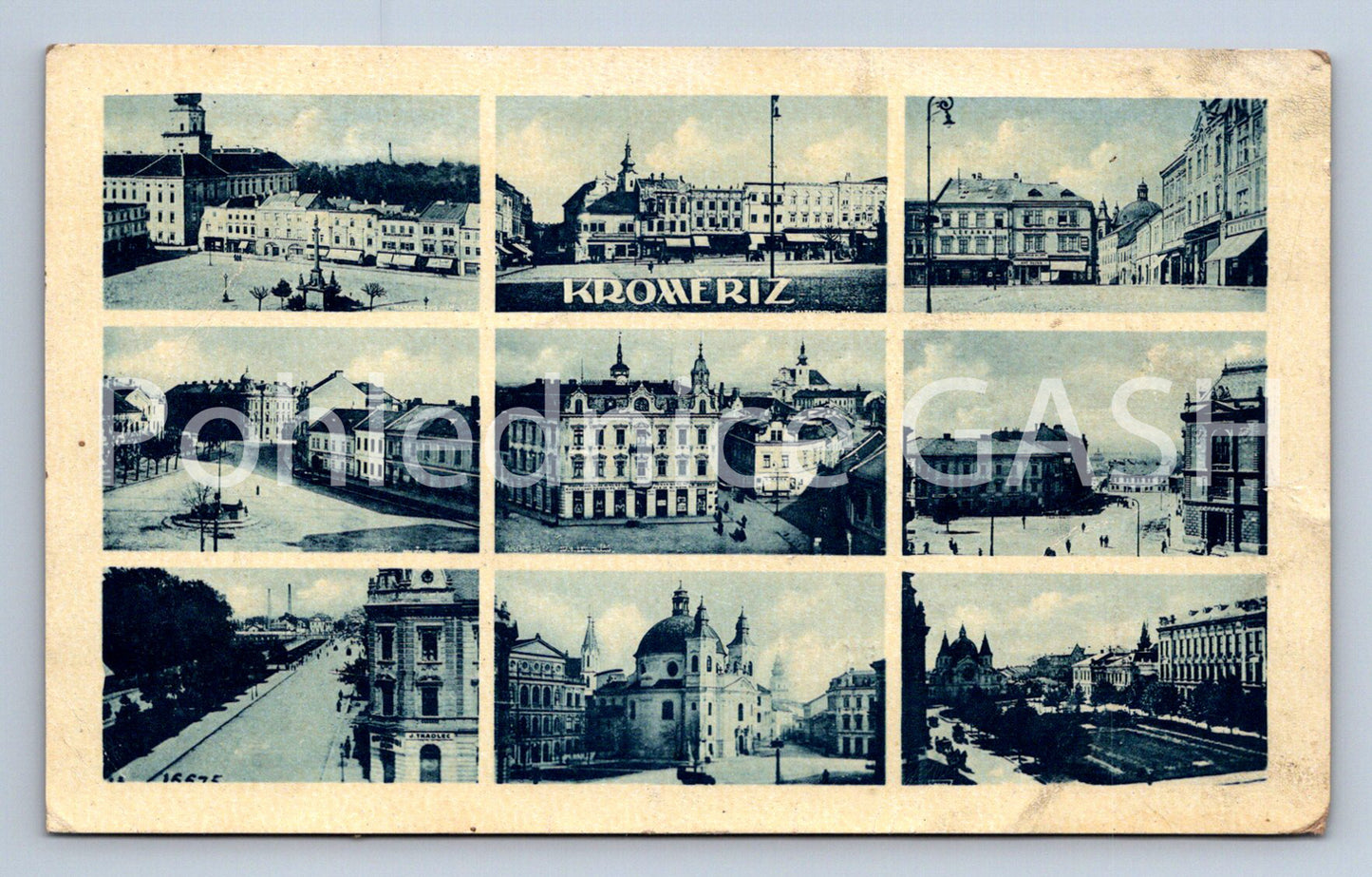 Postcard KROMĚŘÍŽ - COLLAGE (ST5973)