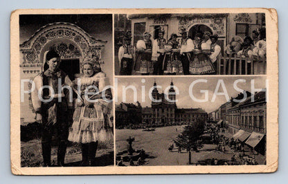 Postcard HUNGARIAN FORTRESS - COLLAGE (ST5974)